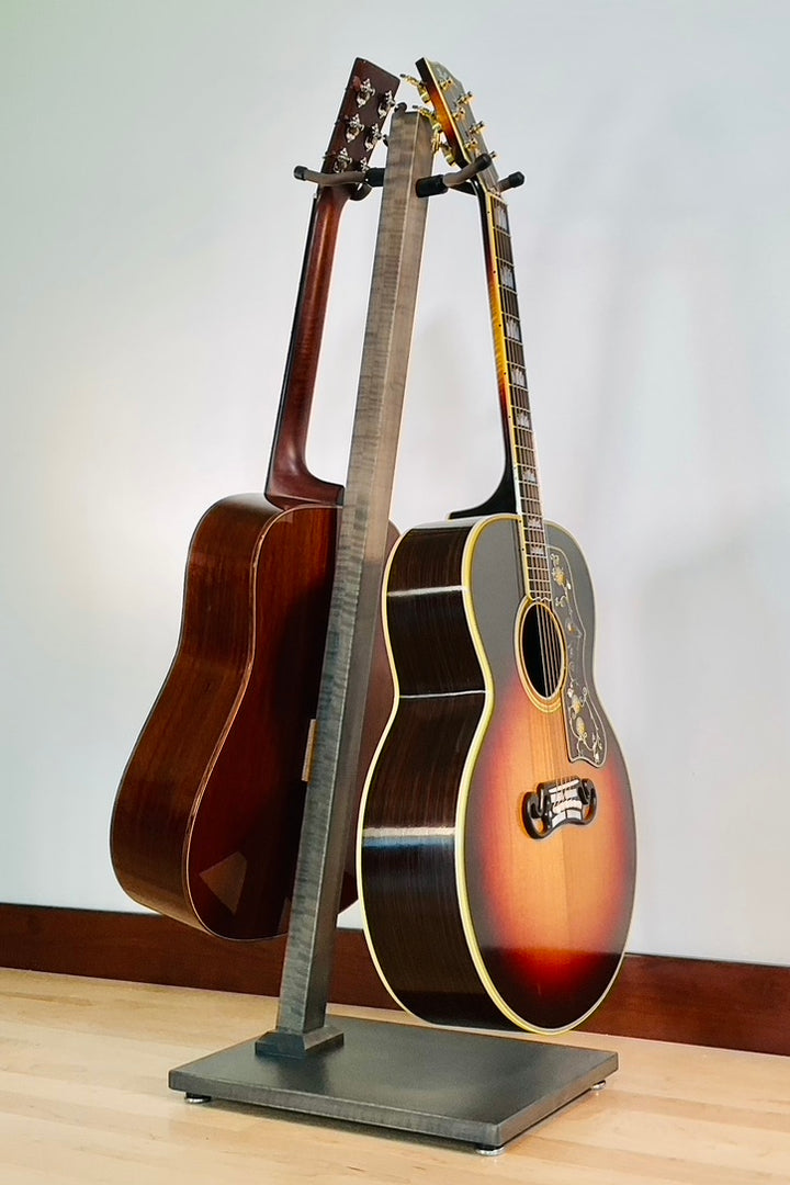 Flamed Maple with Antique Slate | DualStand Standard