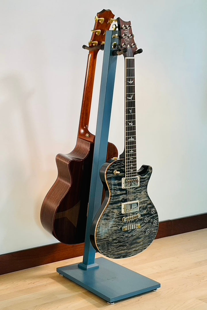 Northern White Ash with Blue Paint  | DualStand Standard