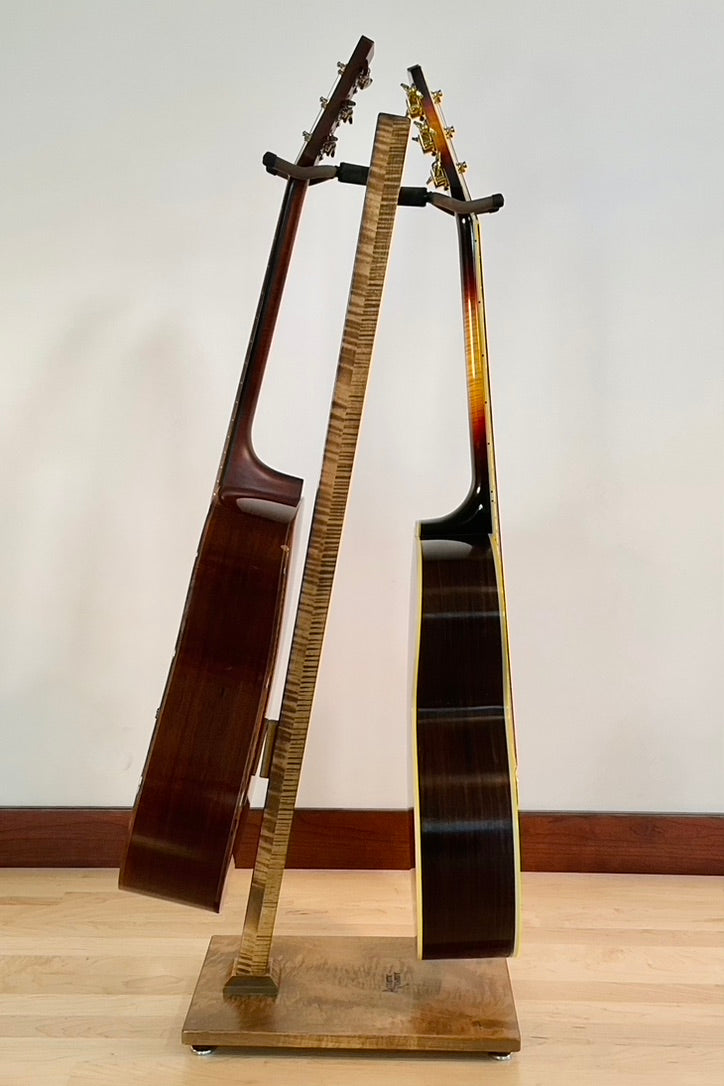 Flamed Maple with Provincial Stain | DualStand Standard