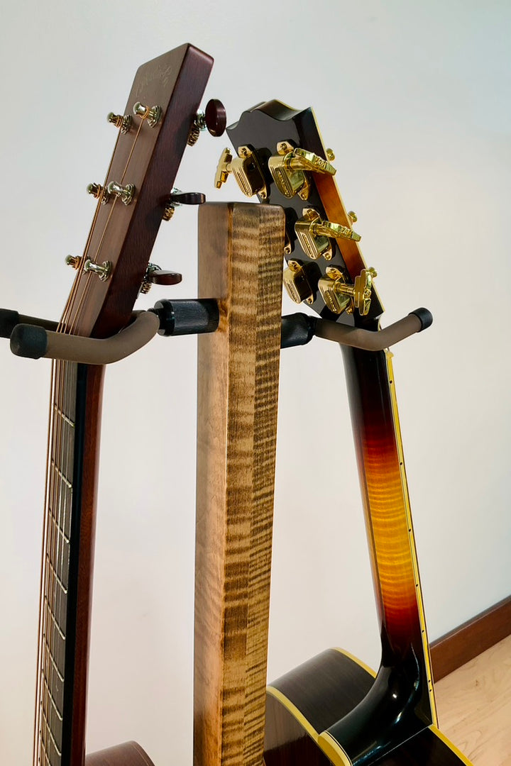 Flamed Maple with Provincial Stain | DualStand Standard