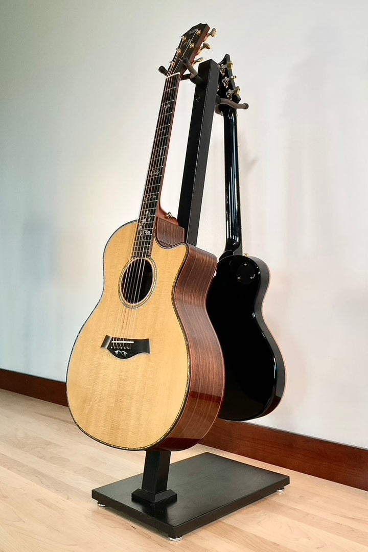 Northern White Ash with Piano Black  | DualStand Standard