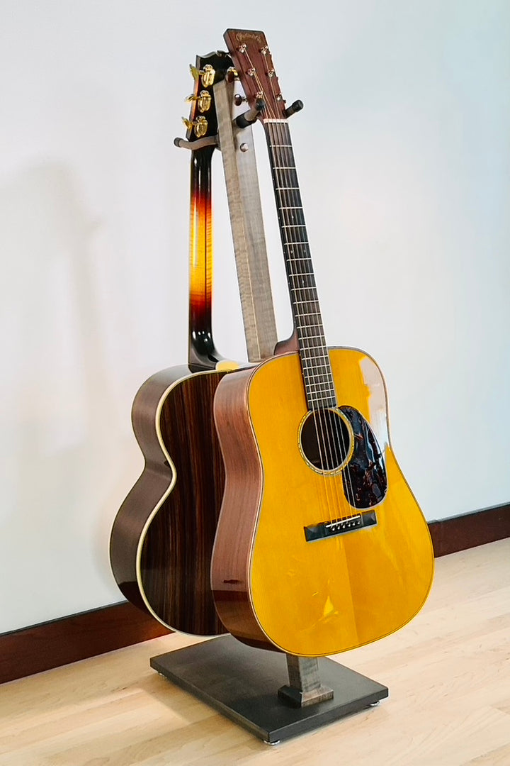 Flamed Maple with Antique Slate | DualStand Standard