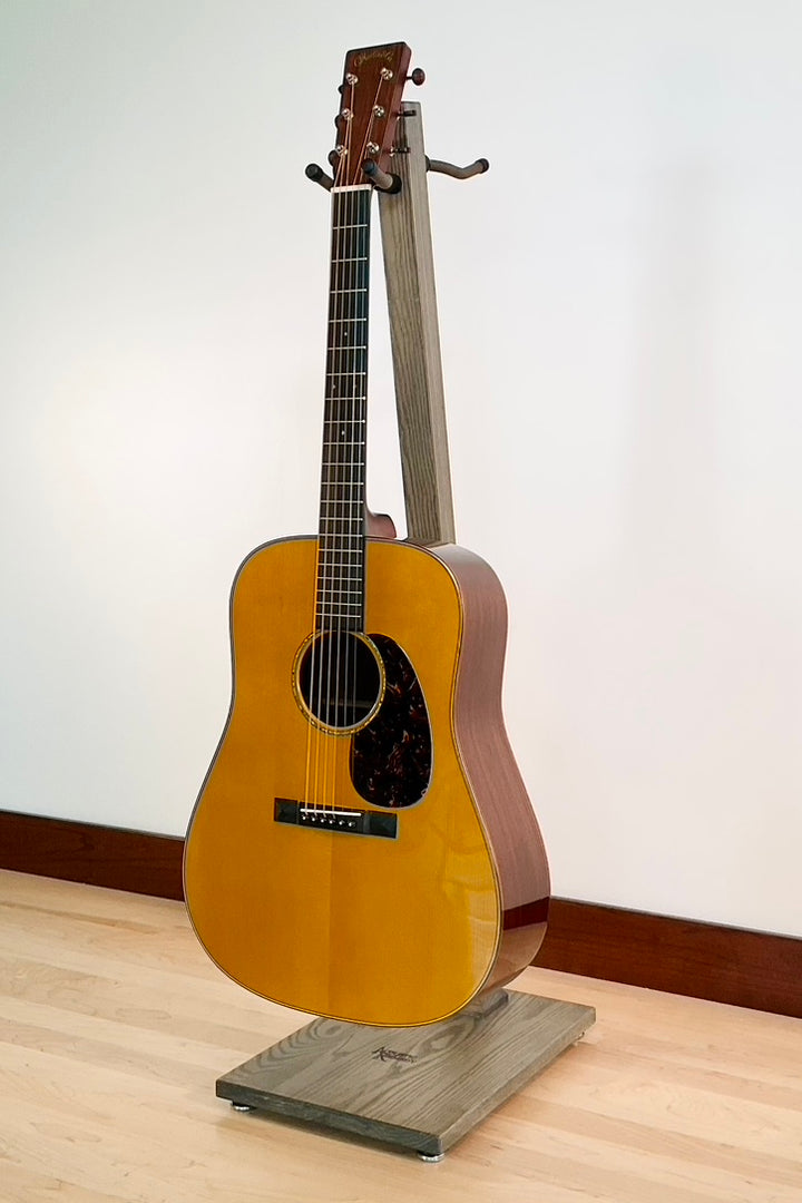 Northern White Ash with Antique Slate Stain | DualStand Standard