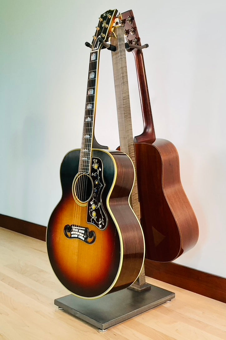 Flamed Maple with Antique Slate | DualStand Standard