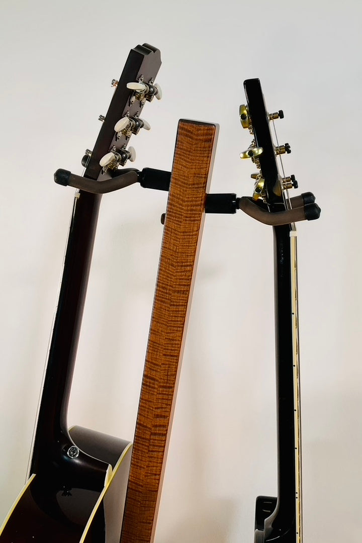 Flamed Maple with Boston Stain | DualStand Standard