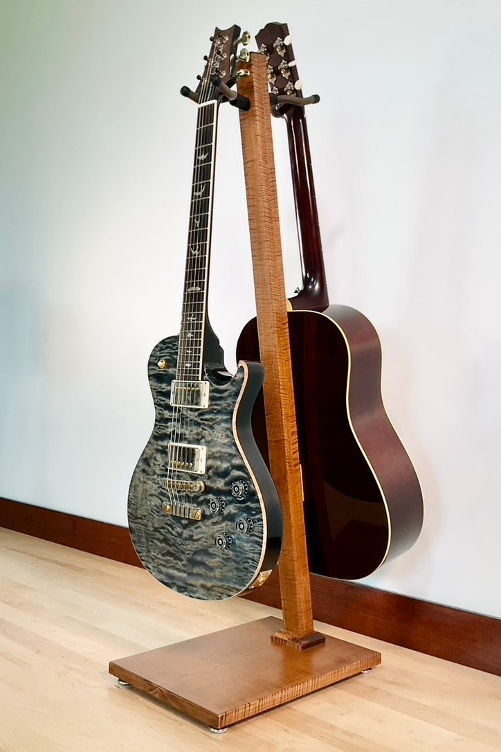 Flamed Maple with Boston Stain | DualStand Standard