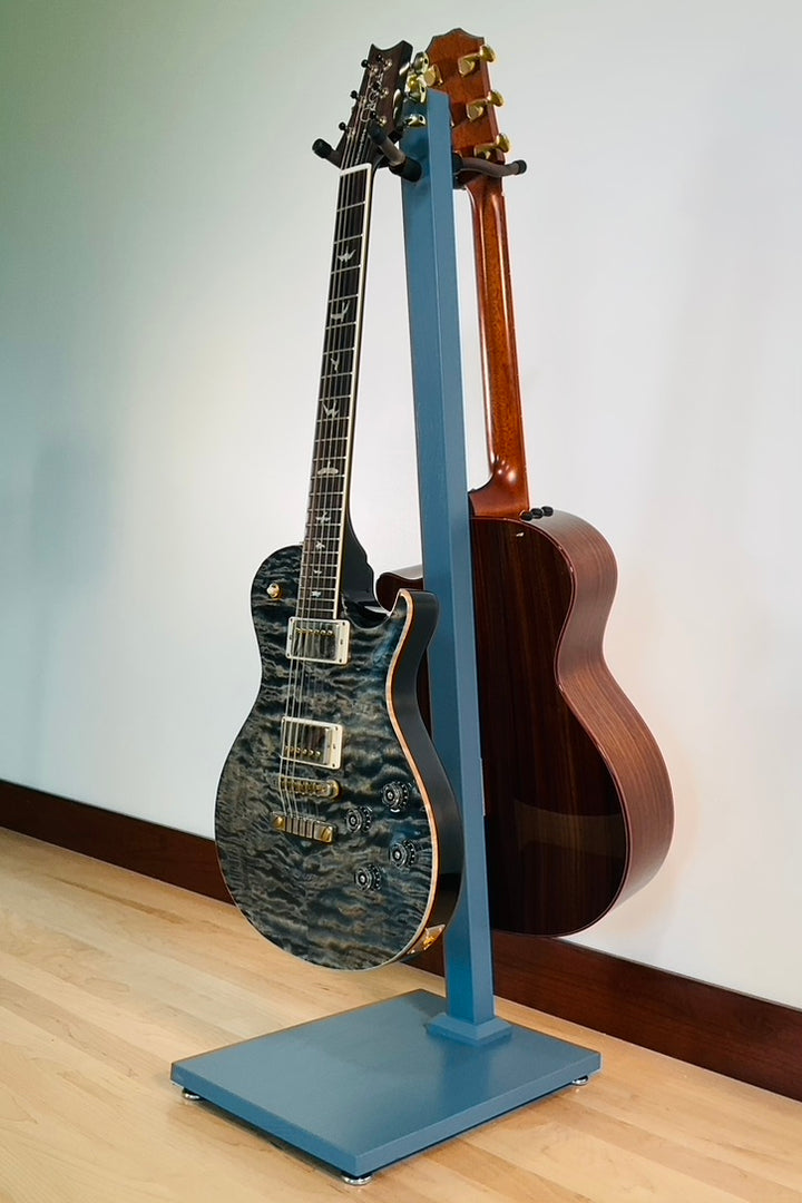 Northern White Ash with Blue Paint  | DualStand Standard