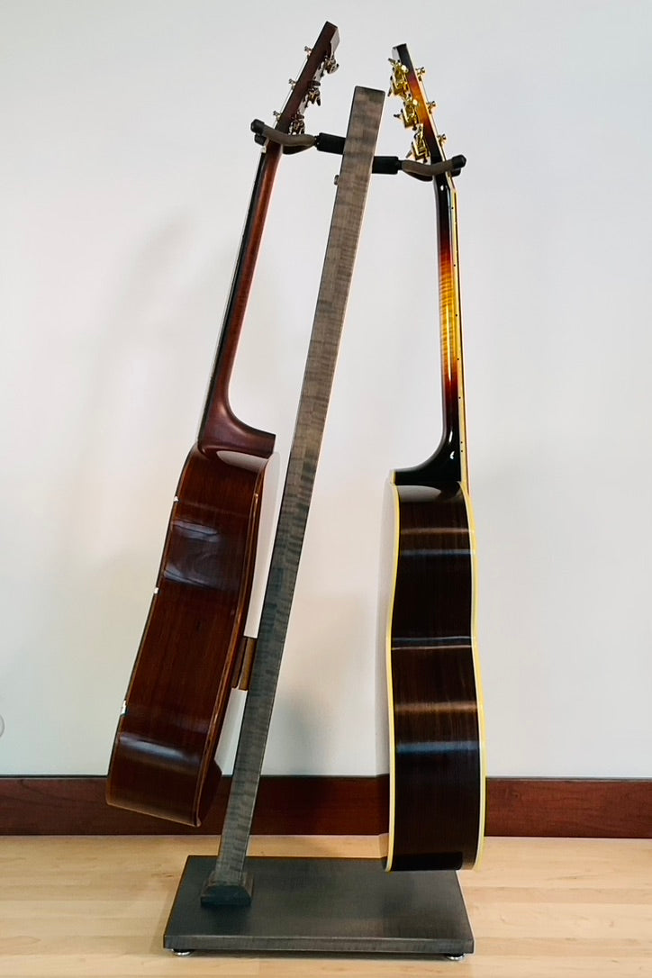 Flamed Maple with Antique Slate | DualStand Standard