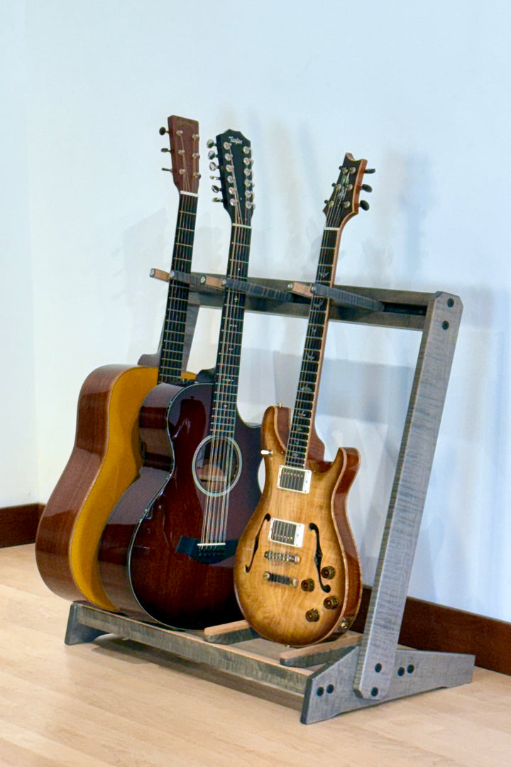 Petite StringRack - Flamed Maple - Antique Slate