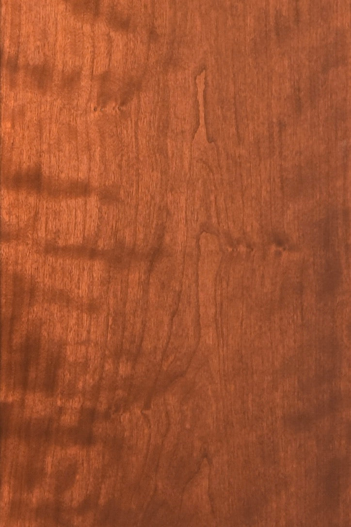 Glass Sided Cherry with Acres Stain Rectangle Humidor