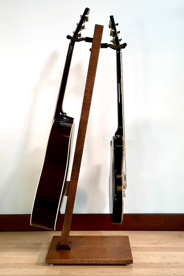 Flamed Maple with Boston Stain | DualStand Standard