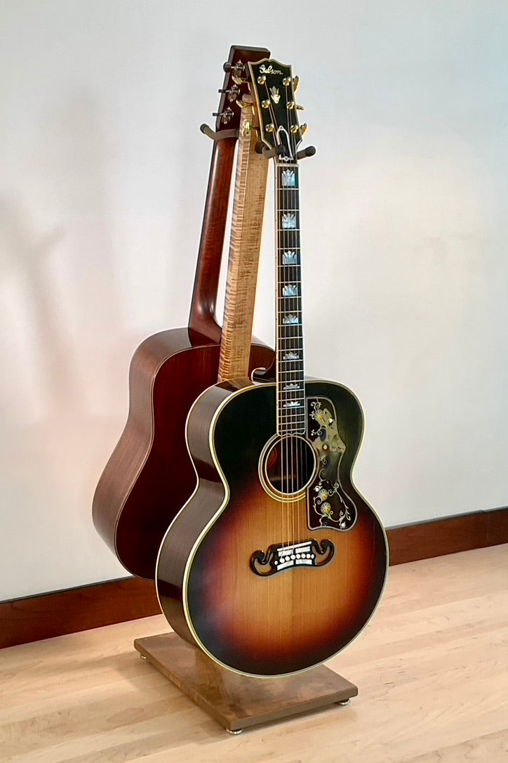 Flamed Maple with Provincial Stain | DualStand Standard