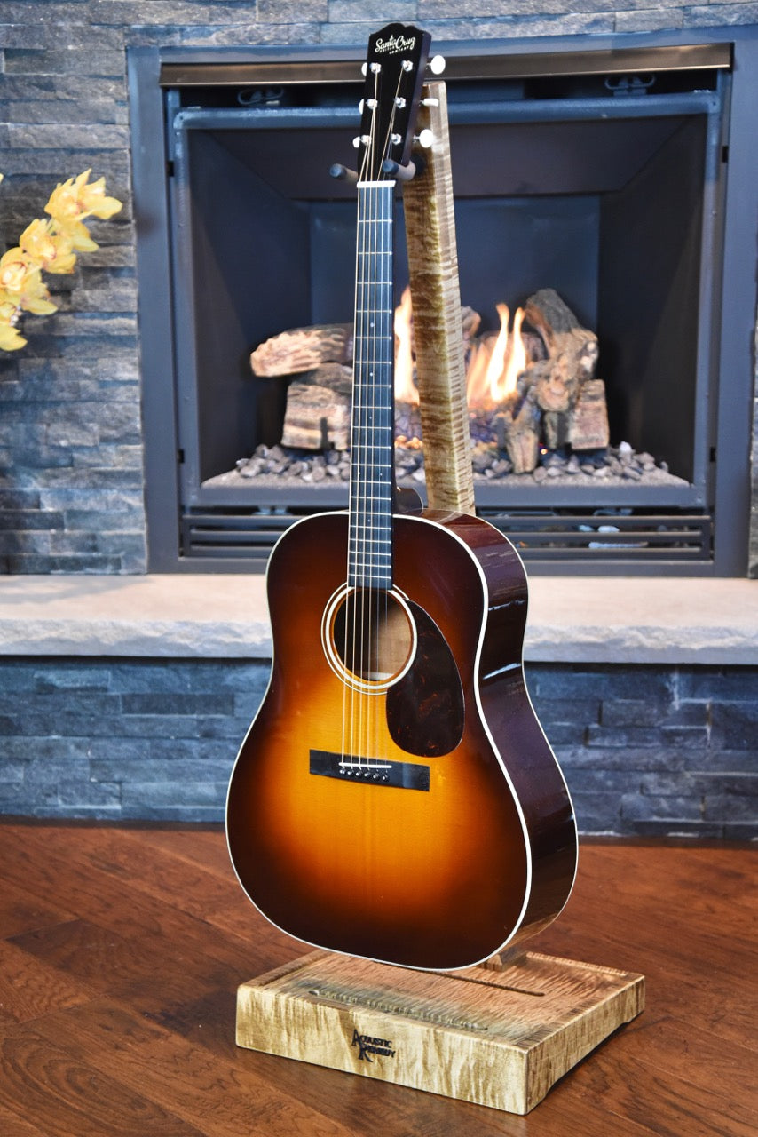 Flamed Maple with Provincial Stain | DualStand Deluxe