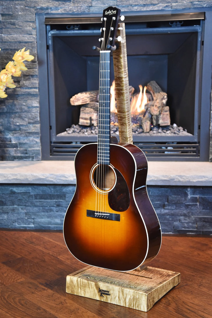 Flamed Maple with Provincial Stain | DualStand Deluxe