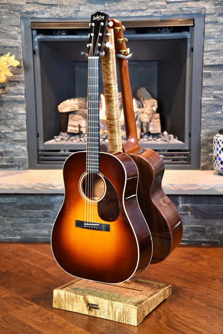 Flamed Maple with Provincial Stain | DualStand Deluxe