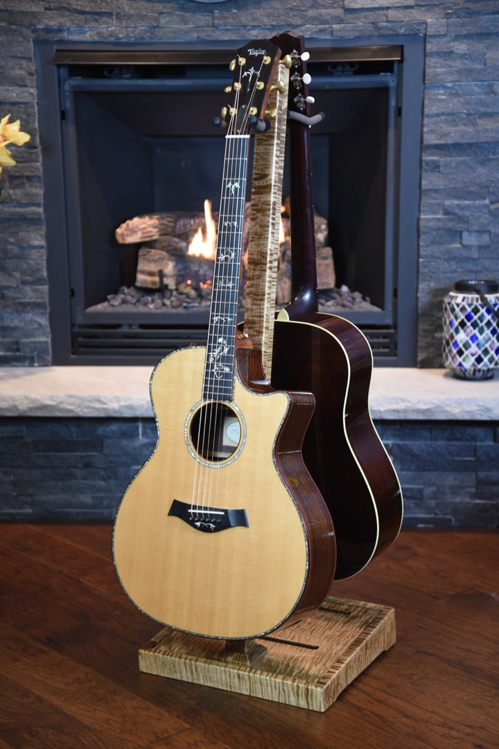 Flamed Maple with Provincial Stain | DualStand Deluxe