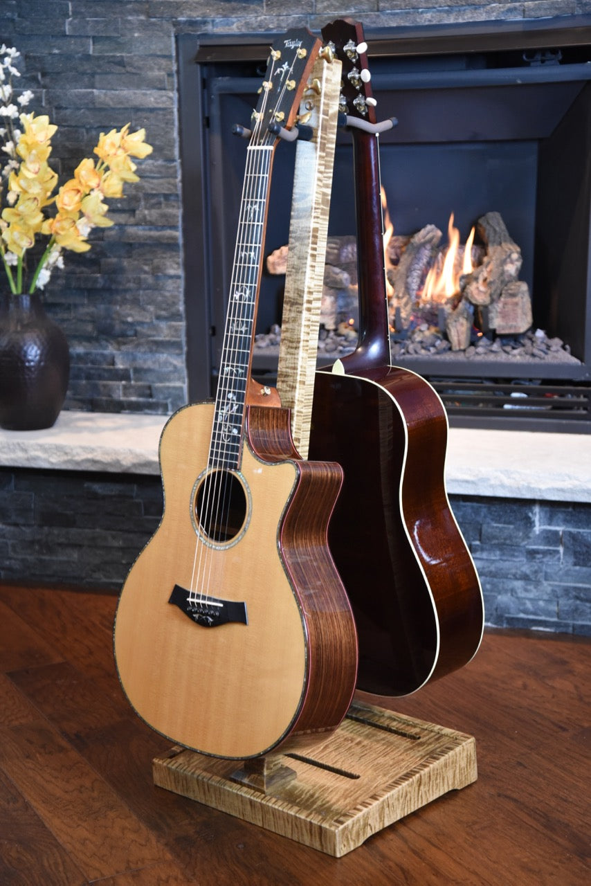 Flamed Maple with Provincial Stain | DualStand Deluxe