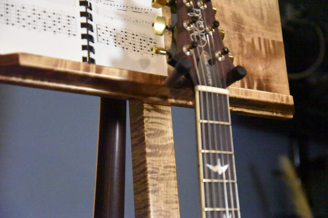 Flamed Maple with Provincial Stain | DualStand Deluxe