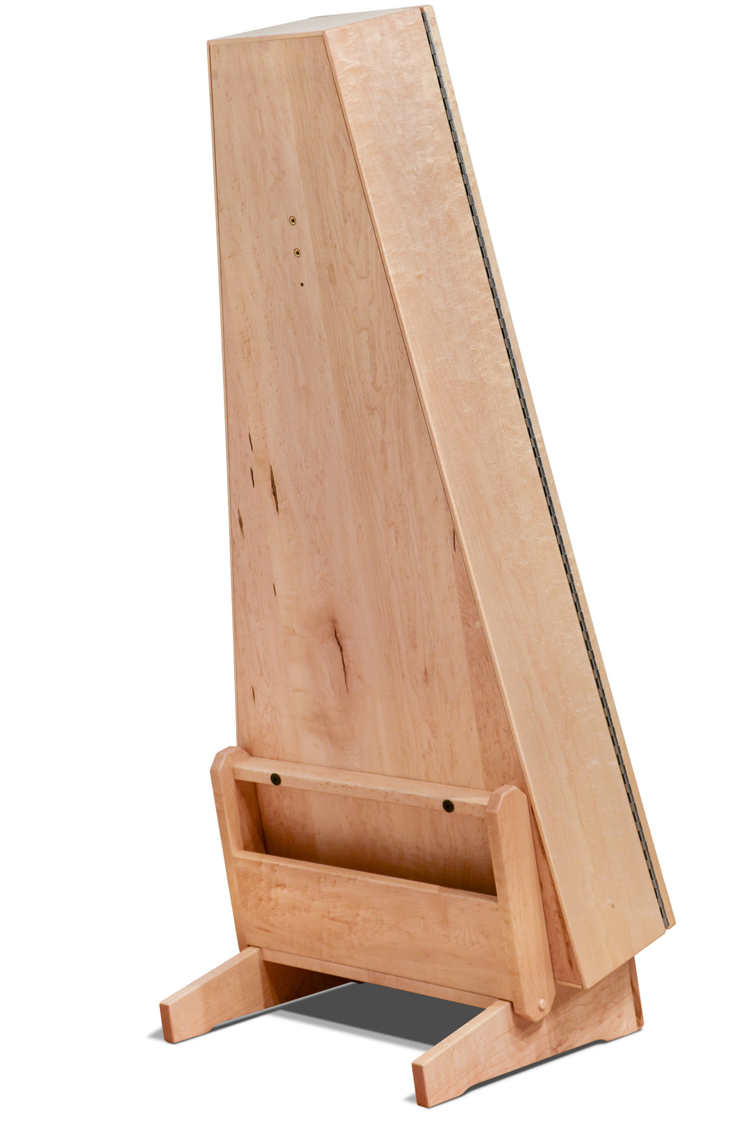 ClimaStand Triangle Humidor with Base - Birdseye Maple