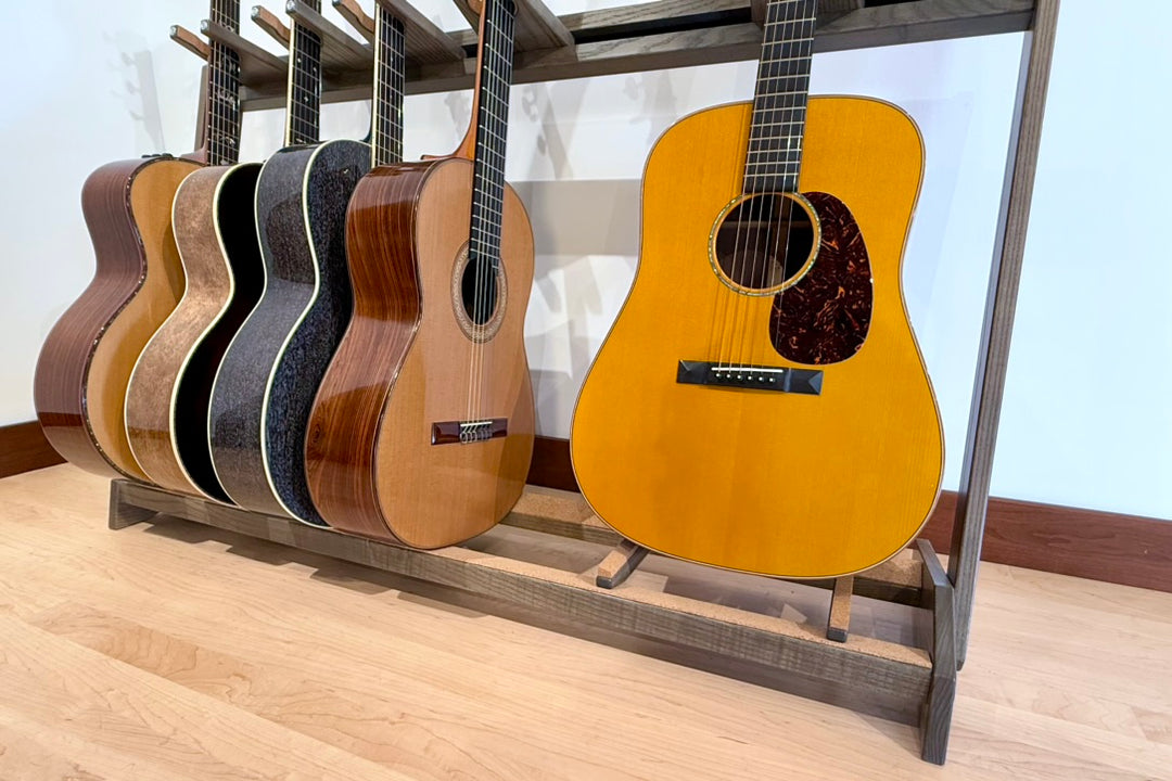 Antique String Rack Traditional StringRack - Ash - Antique Slate – Acoustic Remedy Cases