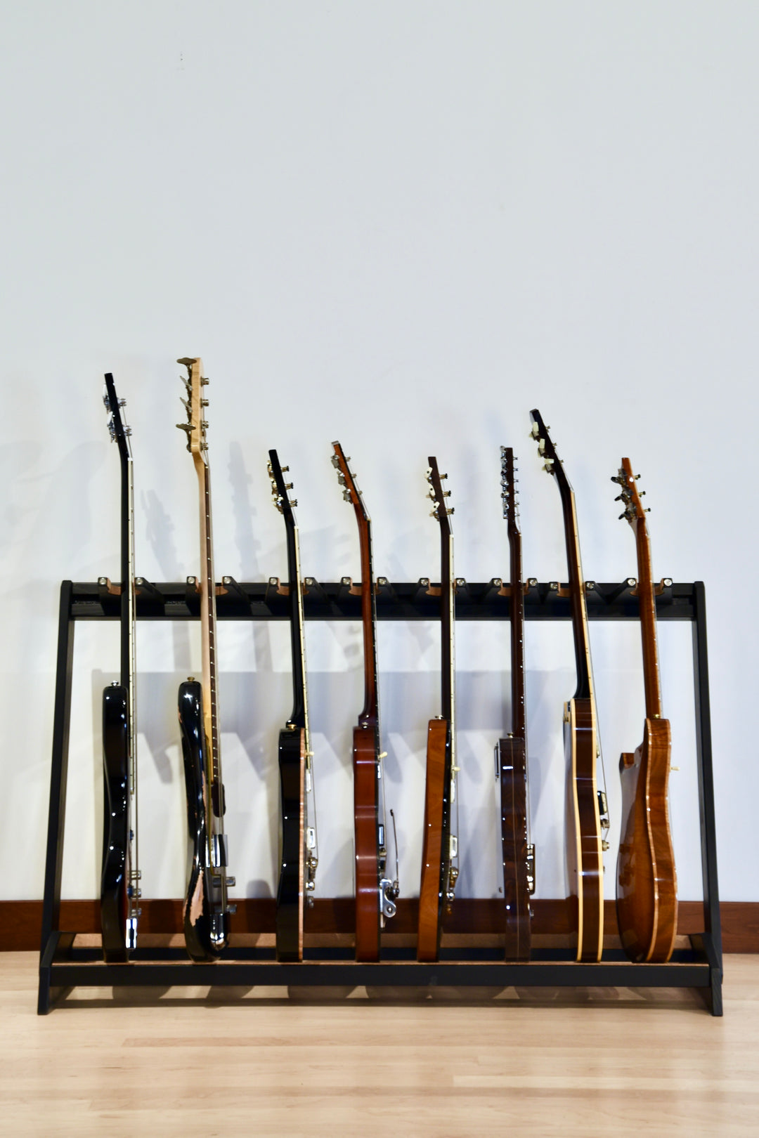 Best Racks For String Instruments Traditional StringRack - Ash - Piano Black – Acoustic Remedy Cases