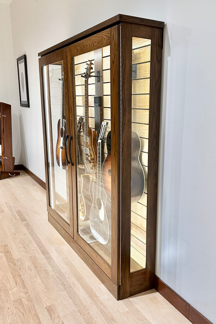 Low Depth ClimaCab V | Northern White Ash with Rich Tobacco Stain and Natural Ash Slatwall