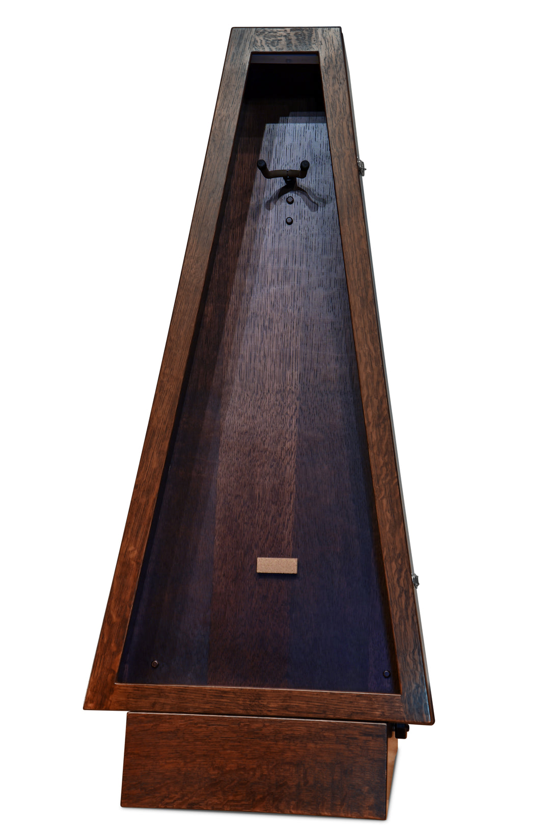 ClimaStand Triangle Humidor with Base - Quartersawn White Oak with Onyx Stain