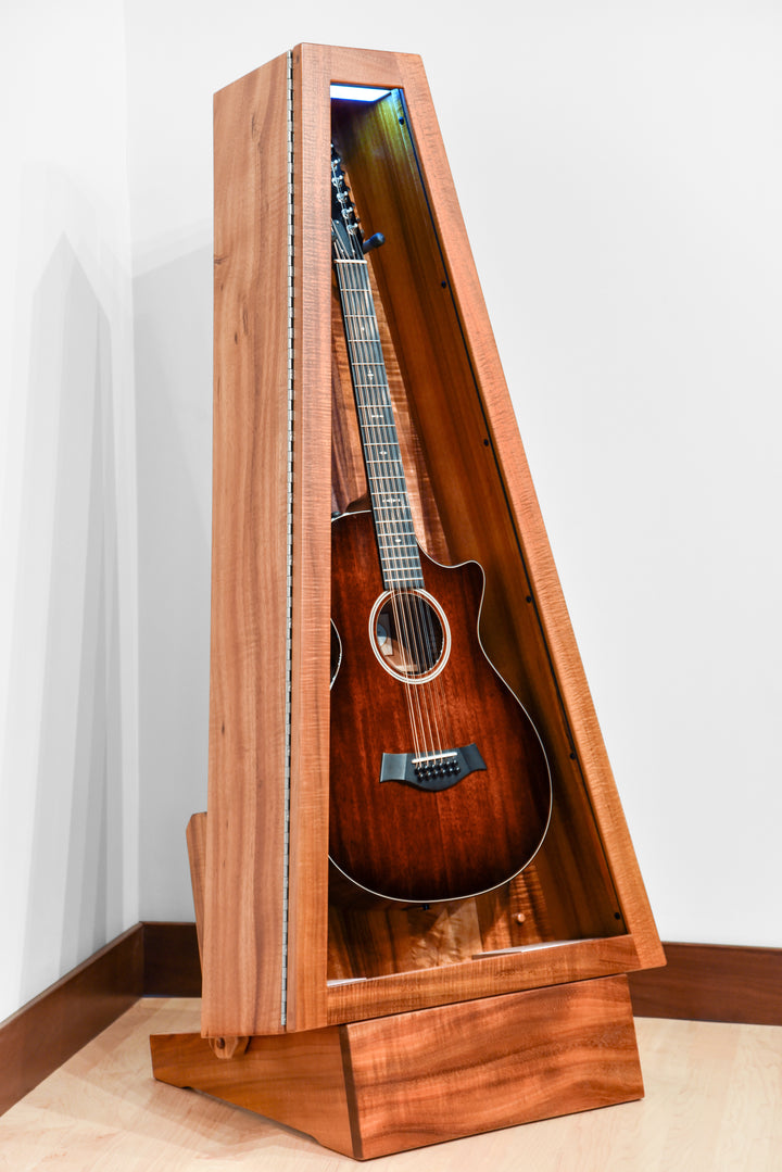 ClimaStand Triangle Humidor with Base - Koa
