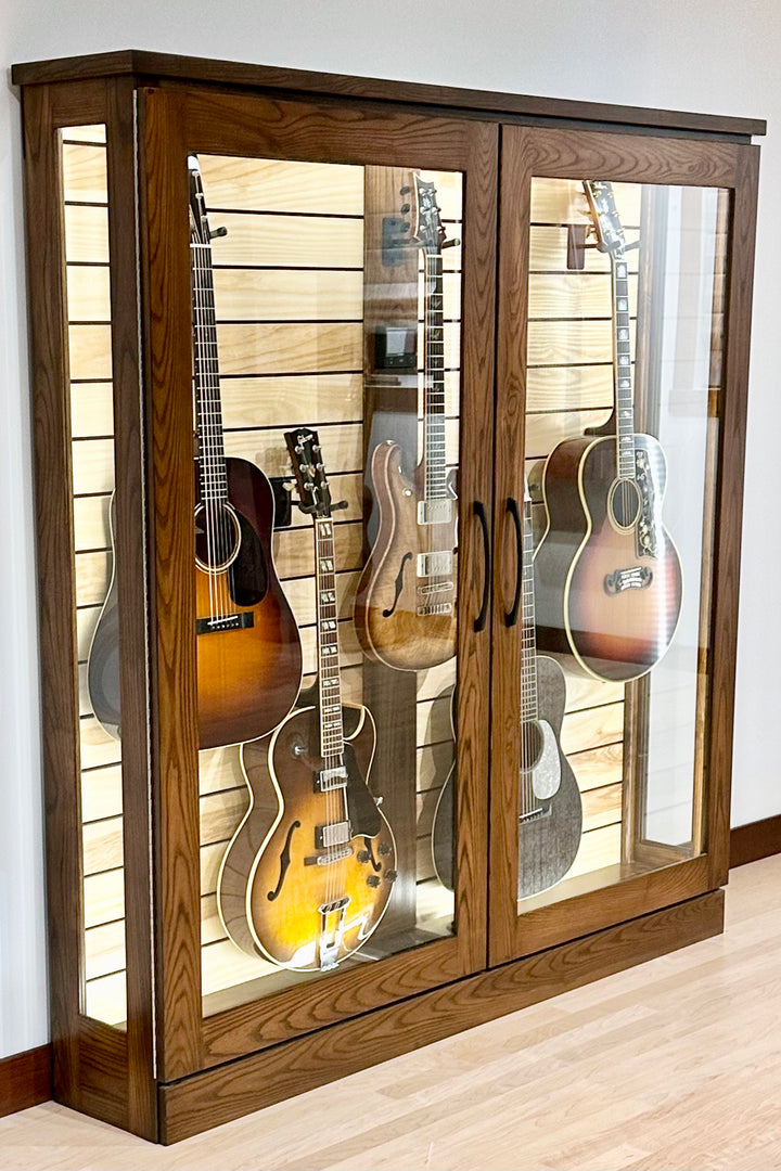 Low Depth ClimaCab V | Northern White Ash with Rich Tobacco Stain and Natural Ash Slatwall