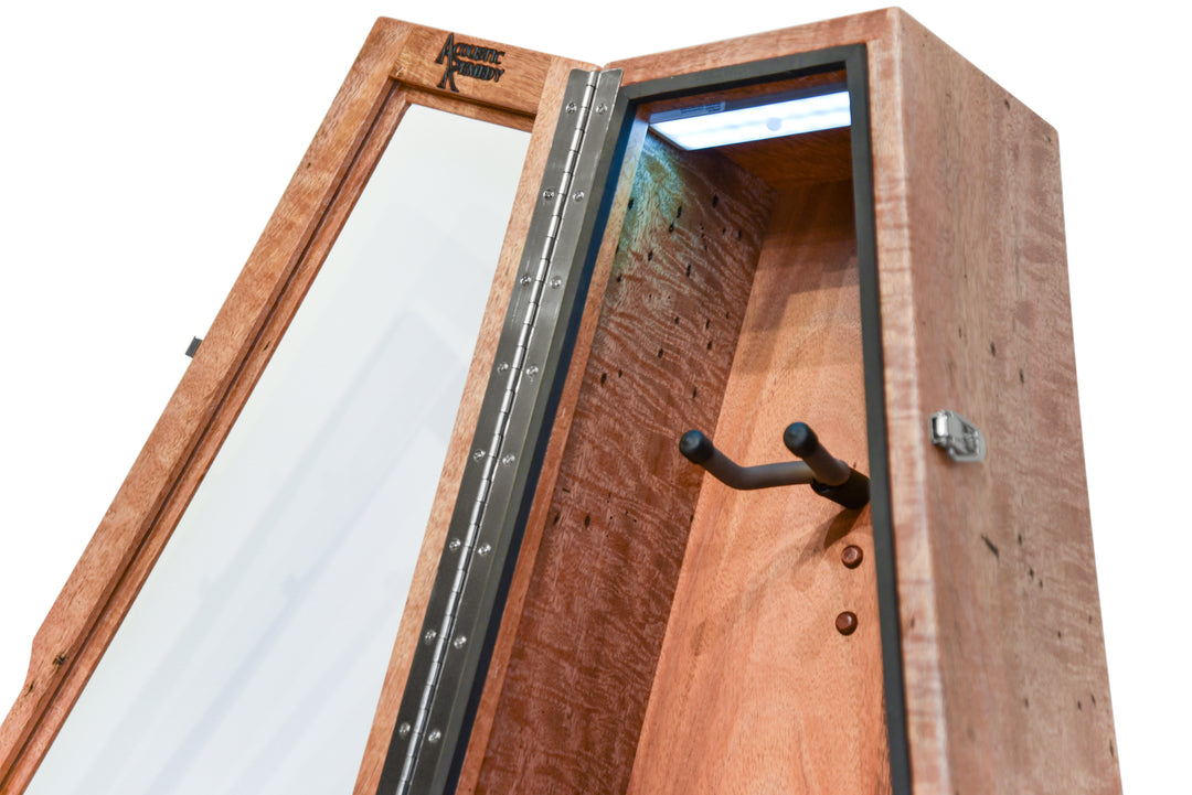 ClimaStand Triangle Humidor with Base - Curly Mango