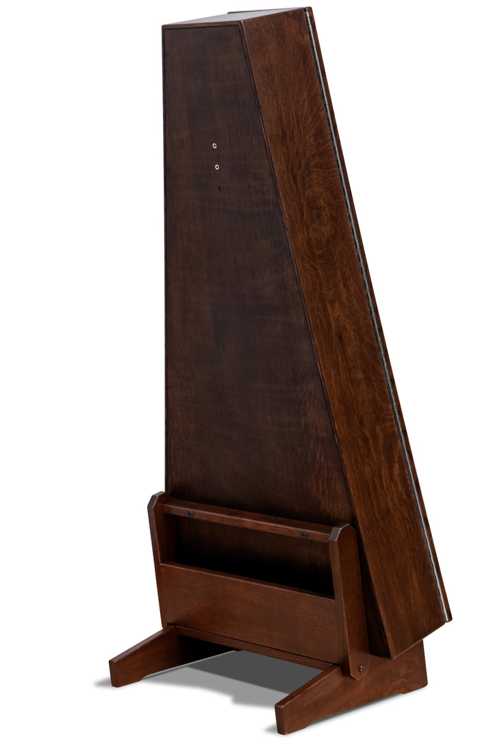 ClimaStand Triangle Humidor with Base - Quartersawn White Oak with Onyx Stain