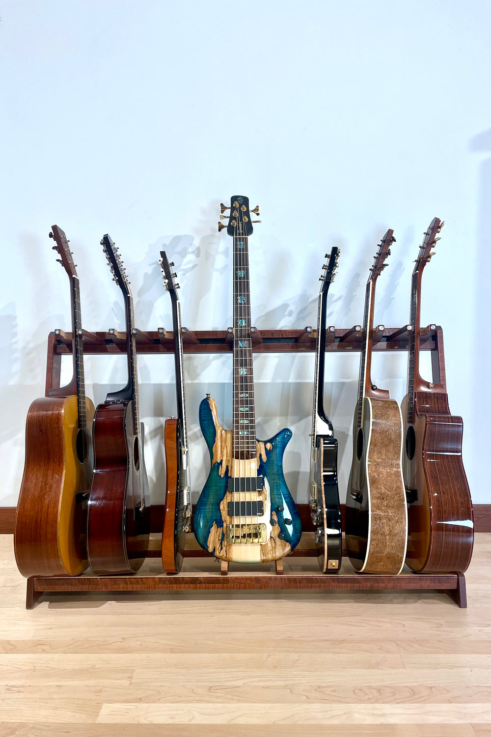 Best Racks For String Instruments StringRacks - Multi Guitar Stand, Wooden Guitar Rack – Acoustic Remedy ...