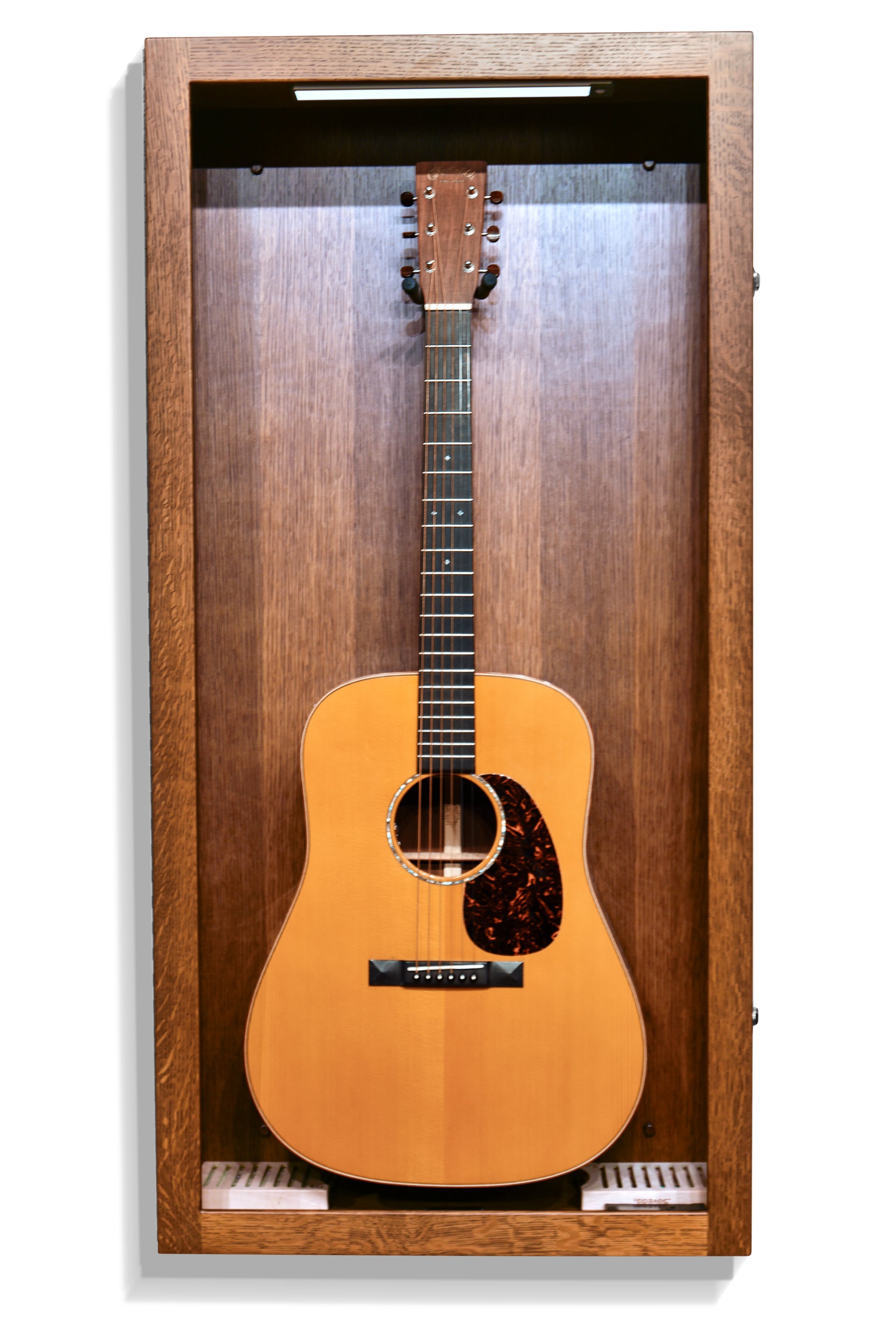 ClimaCase Rectangle Humidor - Quartersawn White Oak with Boston Stain