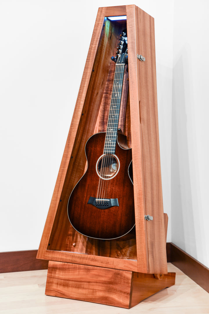 ClimaStand Triangle Humidor with Base - Koa