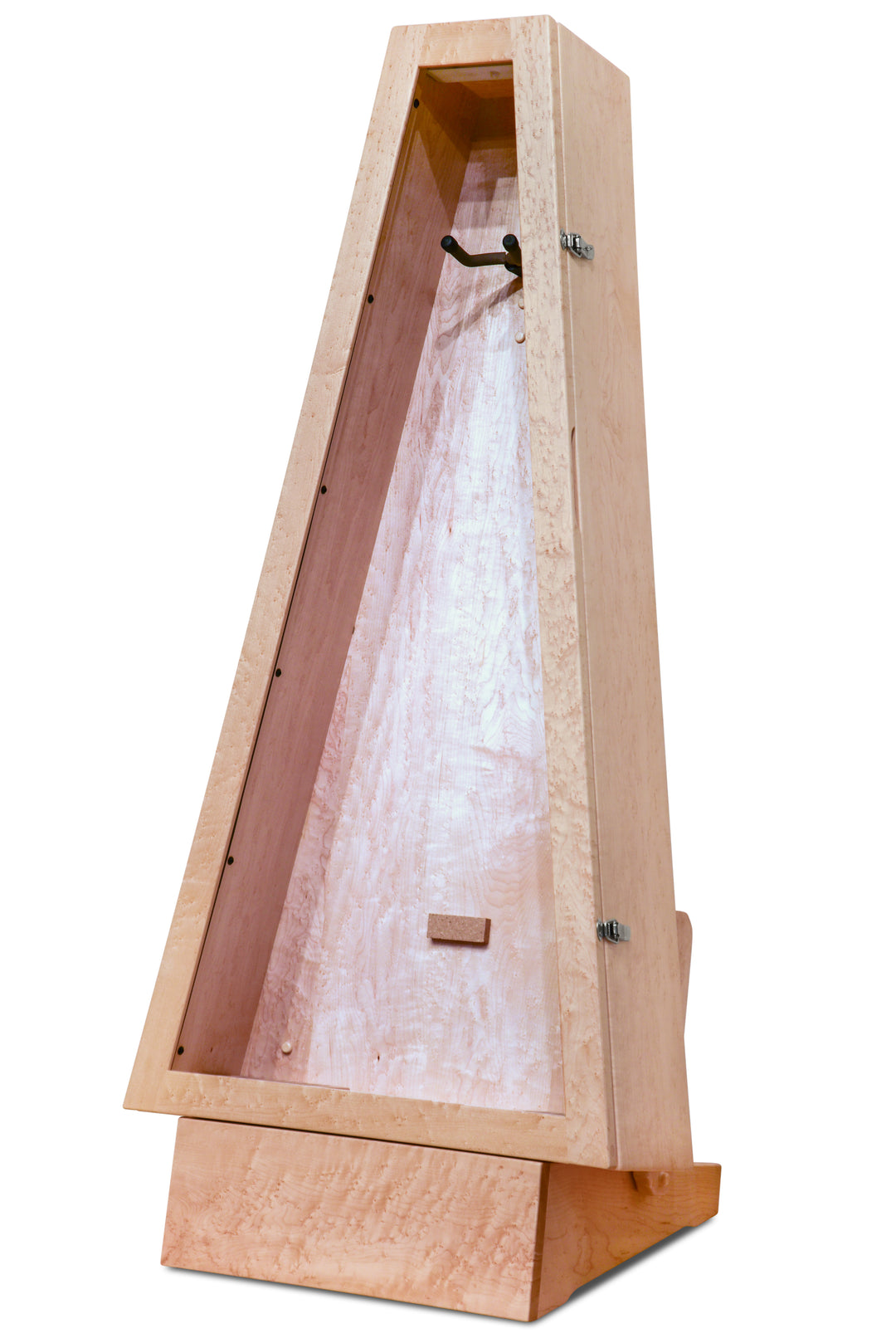 ClimaStand Triangle Humidor with Base - Birdseye Maple