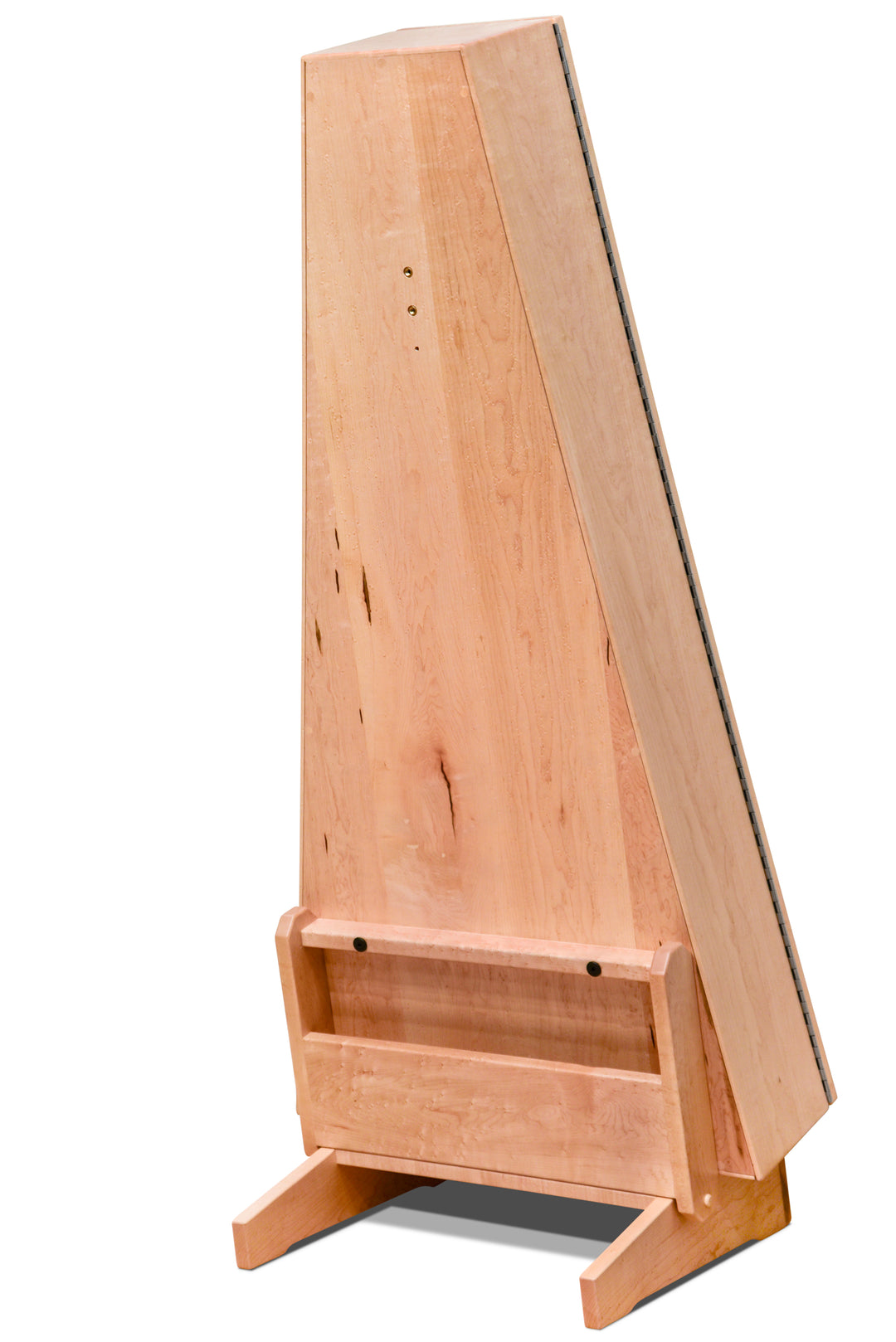 ClimaStand Triangle Humidor with Base - Birdseye Maple