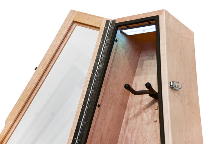 ClimaStand Triangle Humidor with Base - Birdseye Maple