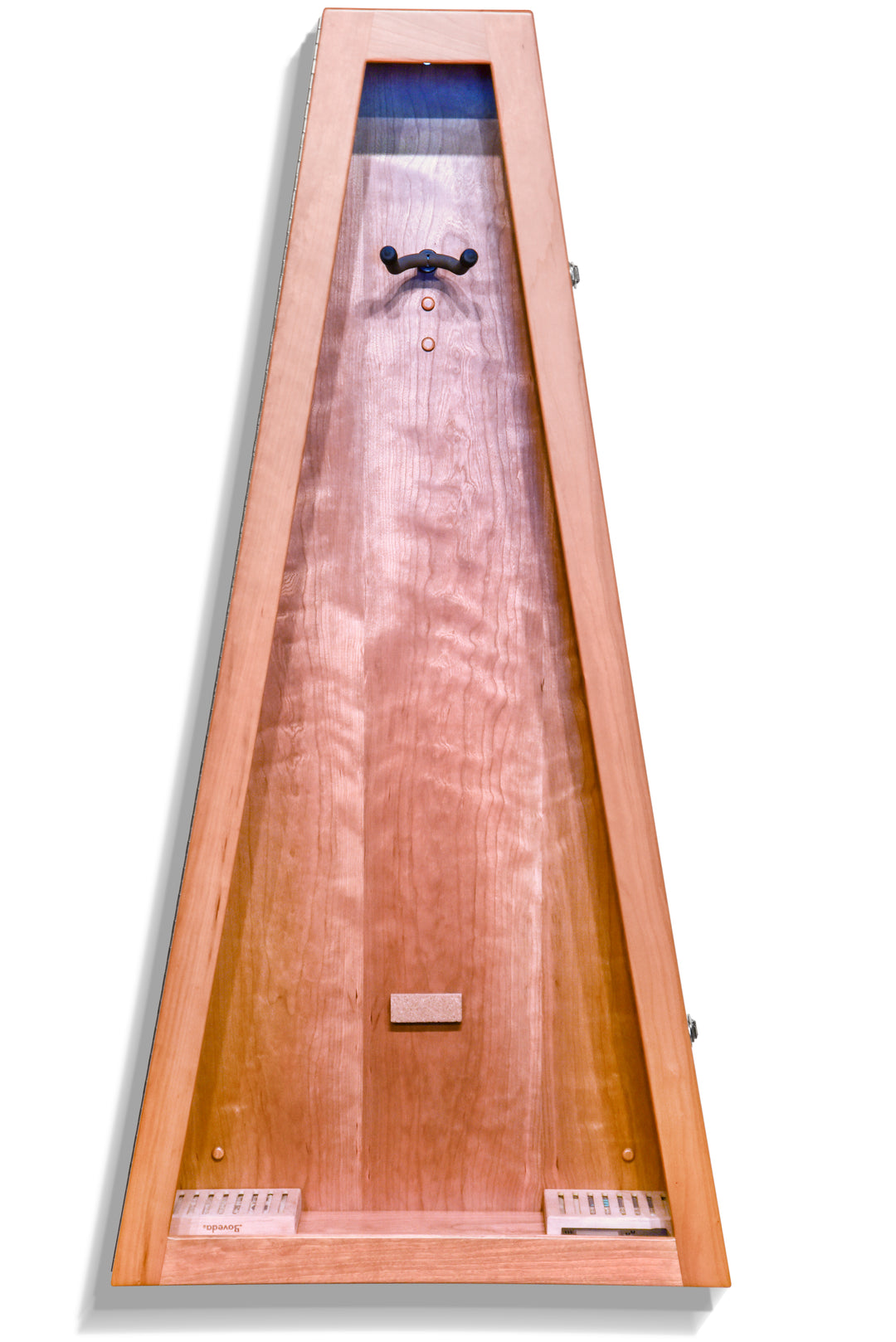 ClimaCase Glass Sided Triangle Humidor - Cherry