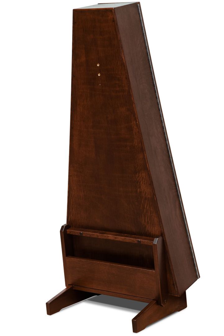 ClimaStand Triangle Humidor with Base - Quartersawn White Oak with Onyx Stain