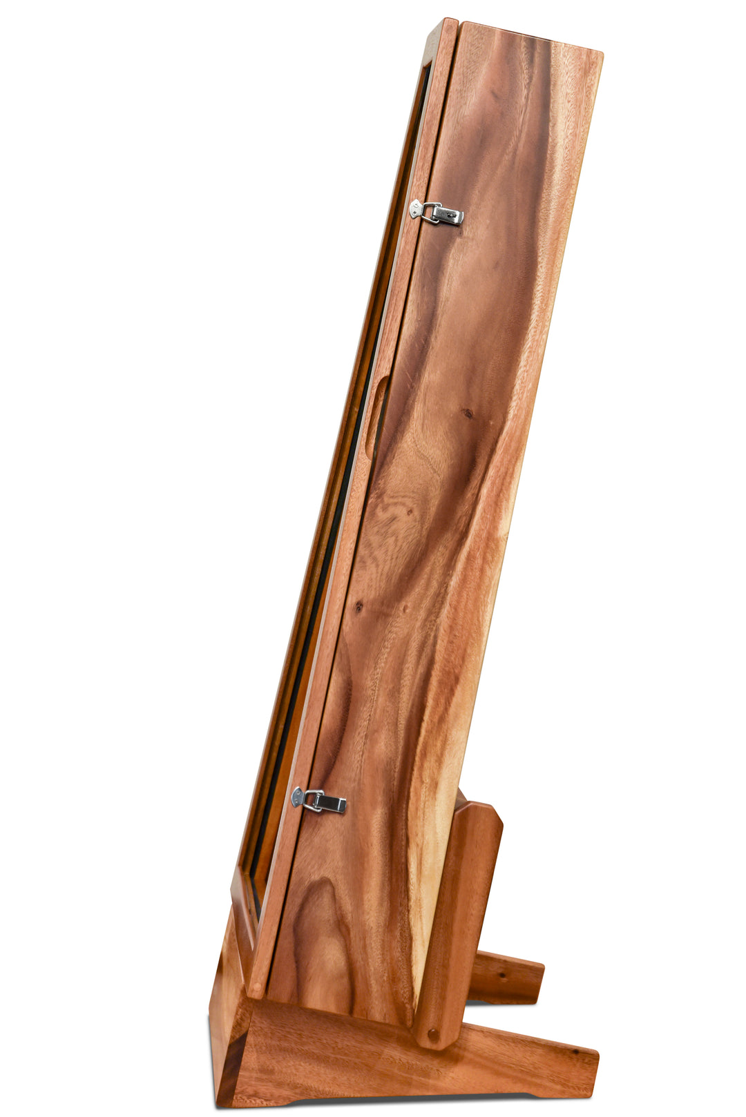ClimaStand Triangle Humidor with Base - Monkeypod