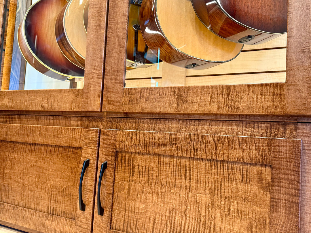 ClimaCab Traditional | Flame Maple with Boston Stain and Natural Flame Maple Slat Wall