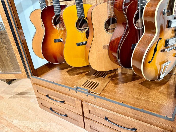 ClimaCab Traditional+ | Quartersawn White Oak with Boston Stain on Body and Provincial Stain on Slatwall