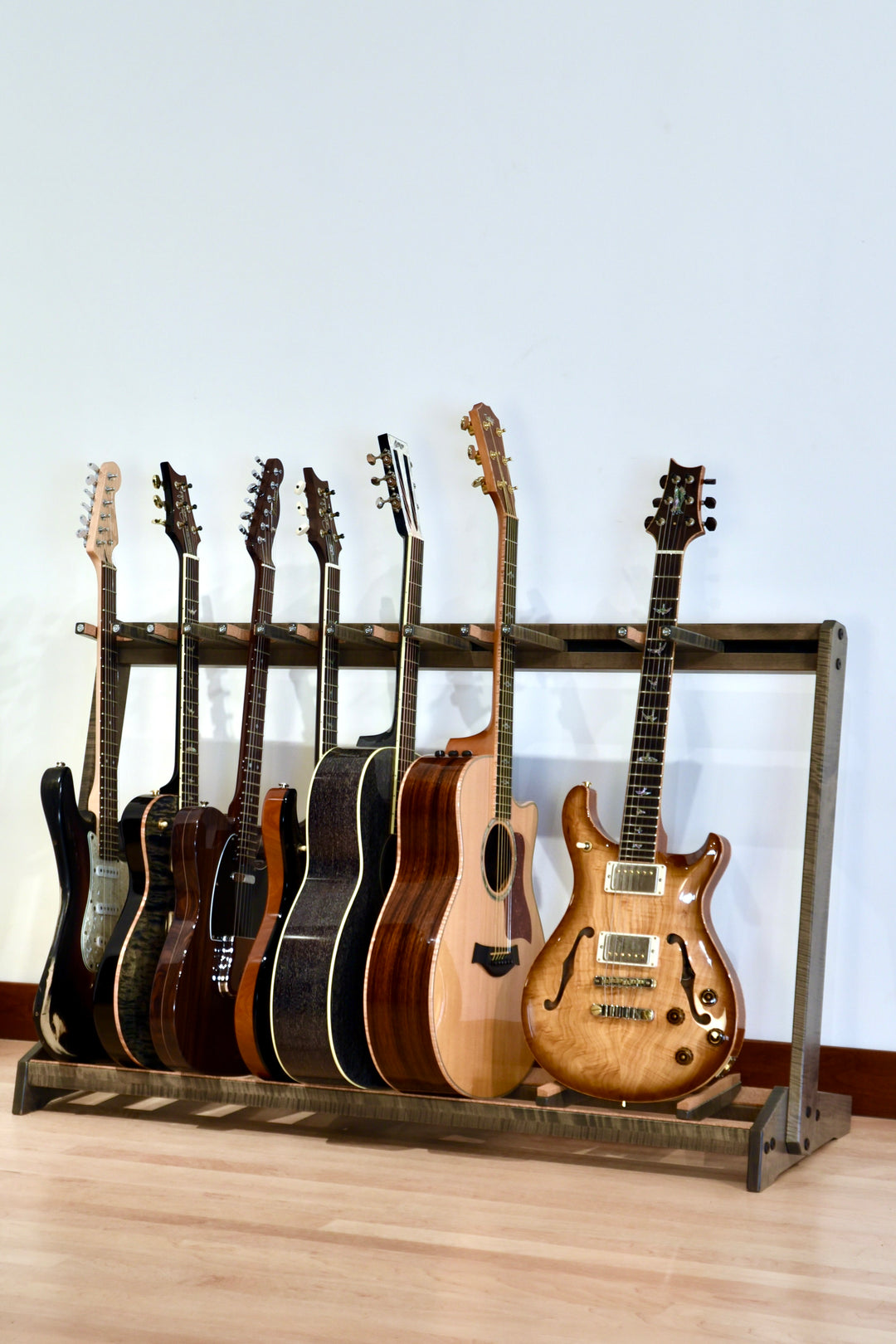 Antique String Rack Traditional StringRack - Flamed Maple - Antique Slate – Acoustic Remedy ...