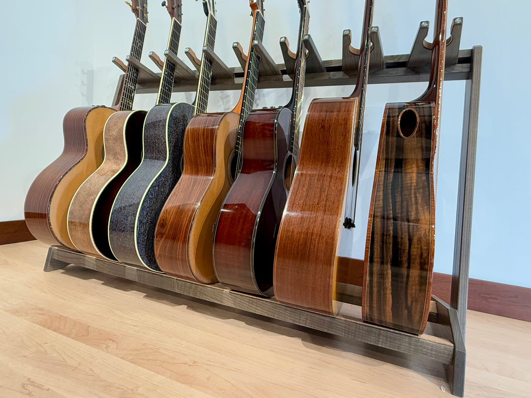 Antique String Rack Traditional StringRack - Ash - Antique Slate – Acoustic Remedy Cases