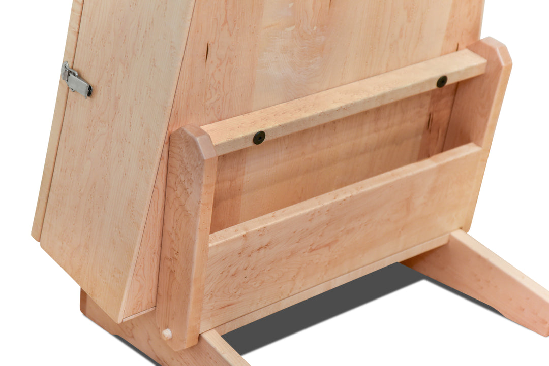 ClimaStand Triangle Humidor with Base - Birdseye Maple