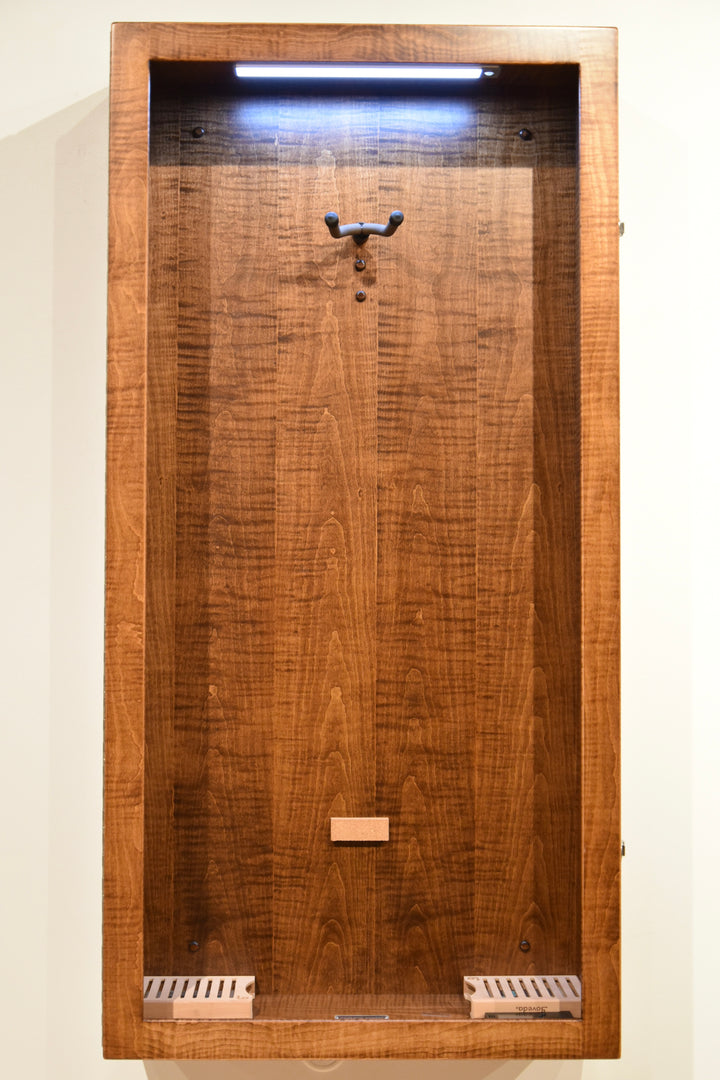 Flamed Maple with Asbury Stain Rectangle Humidor