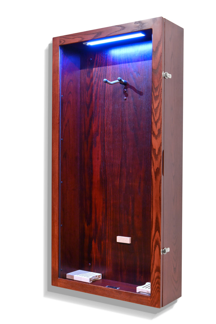 Northern White Ash with Bing Cherry Stain Rectangle Humidor