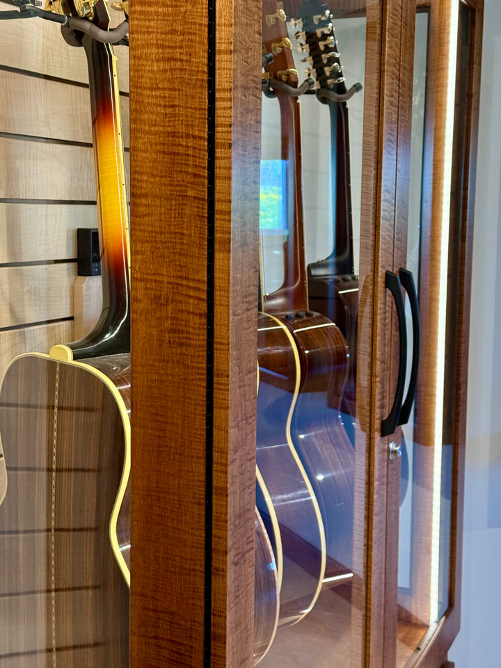 ClimaCab Traditional | Flame Maple with Boston Stain and Natural Flame Maple Slat Wall