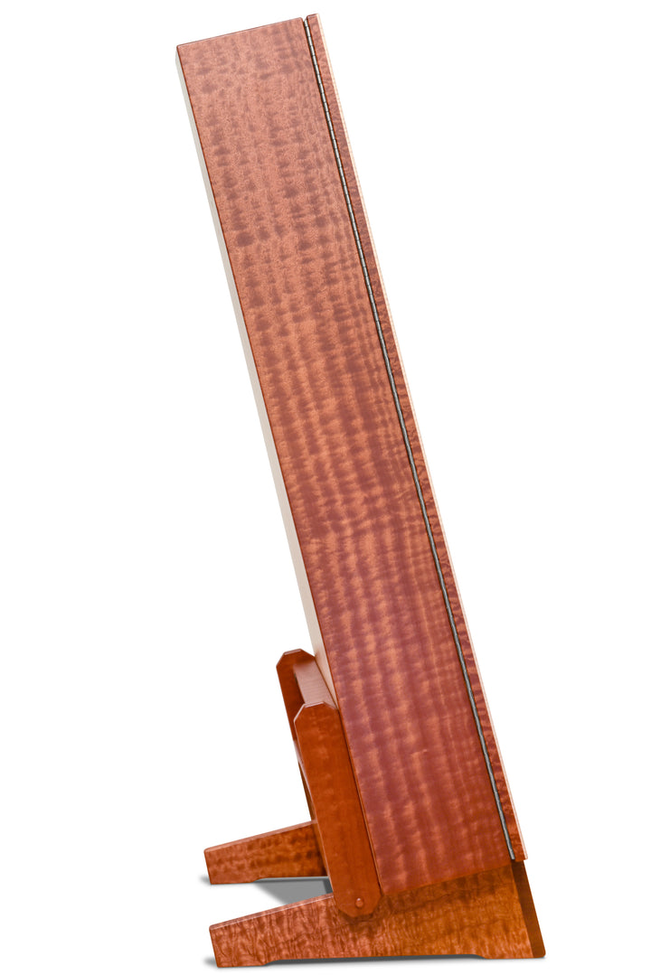 ClimaStand Triangle Humidor with Base - Sapele with Natural Flamed Maple Back