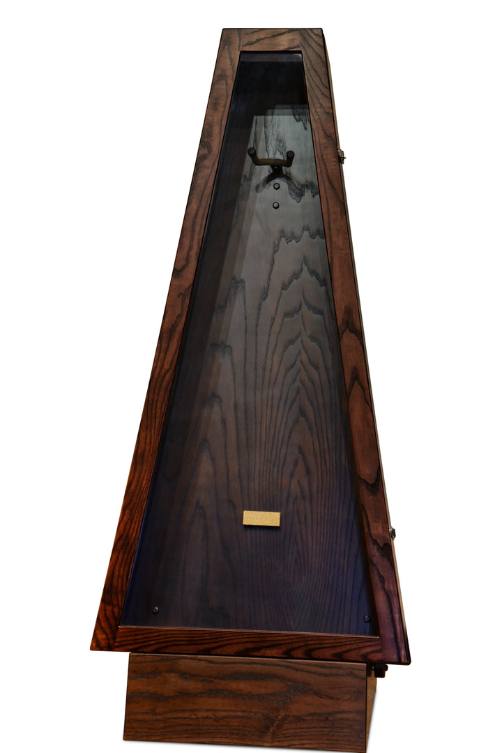 ClimaStand Triangle Humidor with Base - Northern White Ash with Onyx Stain